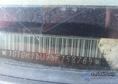 2003 GMC Sierra 1500Hd Sle из США, поврежденный, VIN 1GTGK13U93F158769